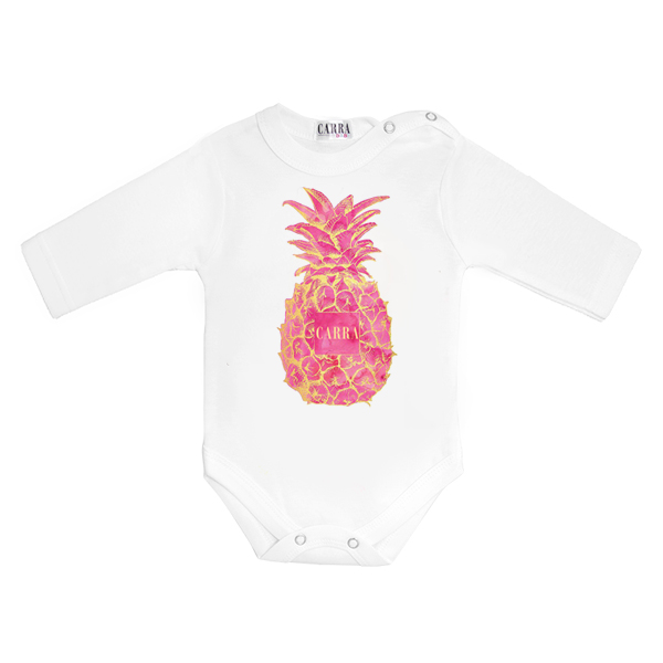 Carra Pineapple бебешко боди